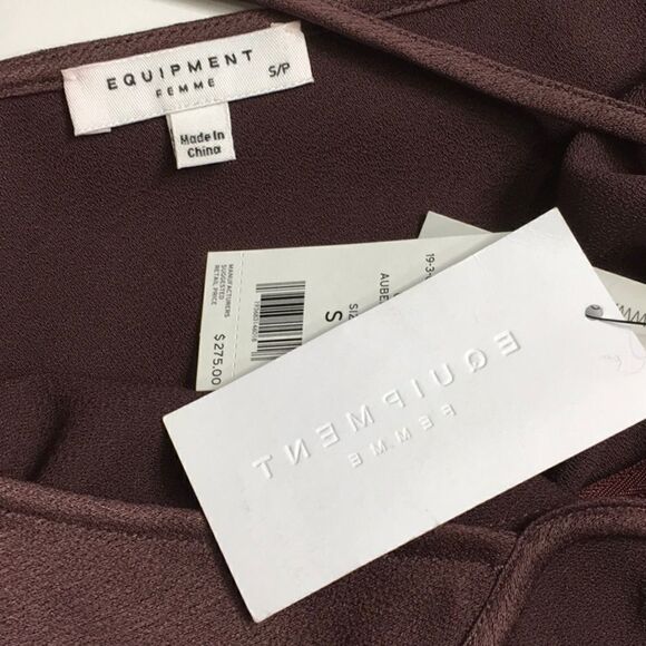 Equipment Merlot slip dress. NWT - Picture 12 of 12